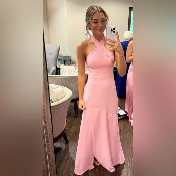 Revelry Athena Chiffon Dress - Picture 1 of 4